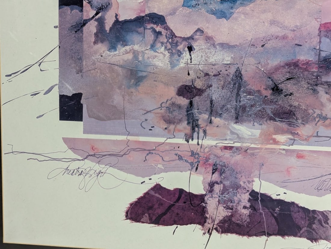 Stunning Framed Abstract Art by Francis Miller RaspÃ© - 7