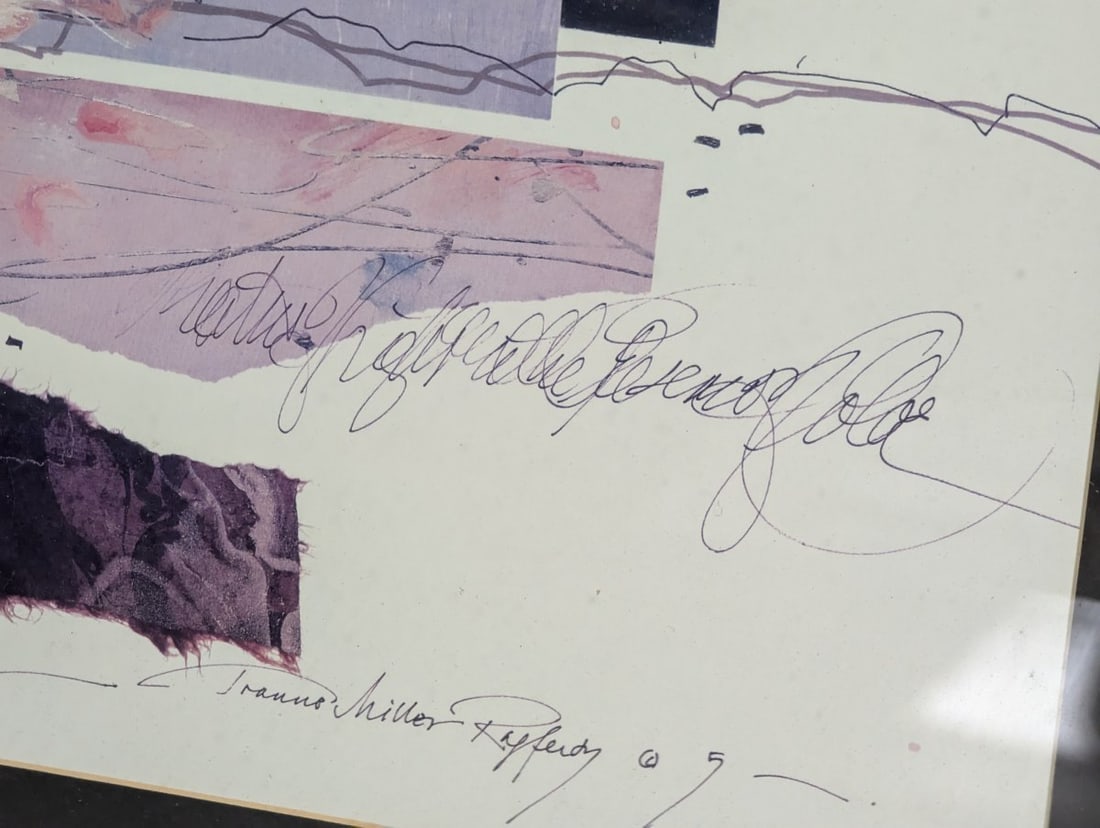 Stunning Framed Abstract Art by Francis Miller RaspÃ© - 8