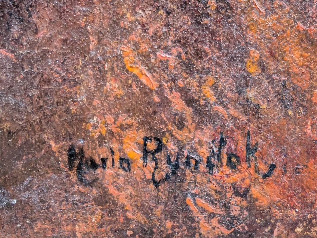 Charming Oil Painting by Mario RÃ¶nko Stunning Artwork - 9