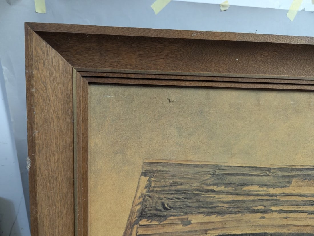 Robert Addison Framed Print Rustic Barn Scenic Art Work - 11