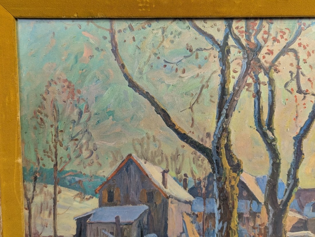 William Simpson Horton Framed Watercolor Print Landscape Art - 2