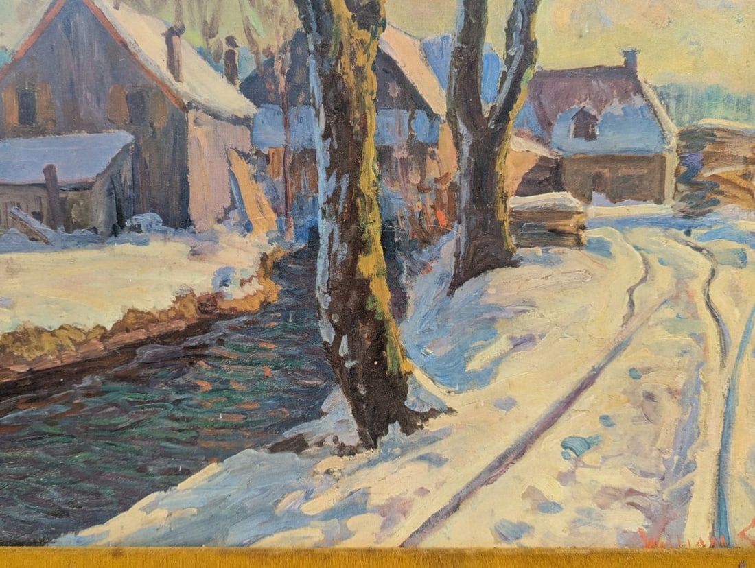 William Simpson Horton Framed Watercolor Print Landscape Art - 9