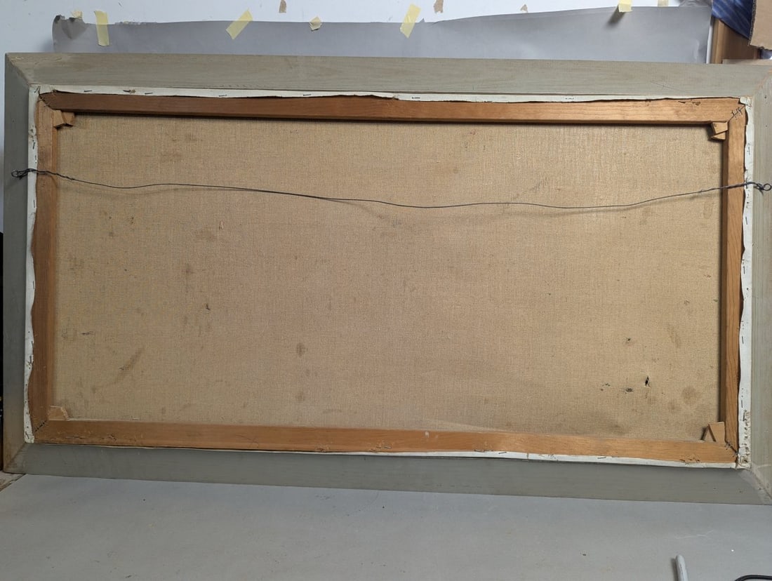 Signed Venetian Canal Scene Oil Painting by Valdi - 15