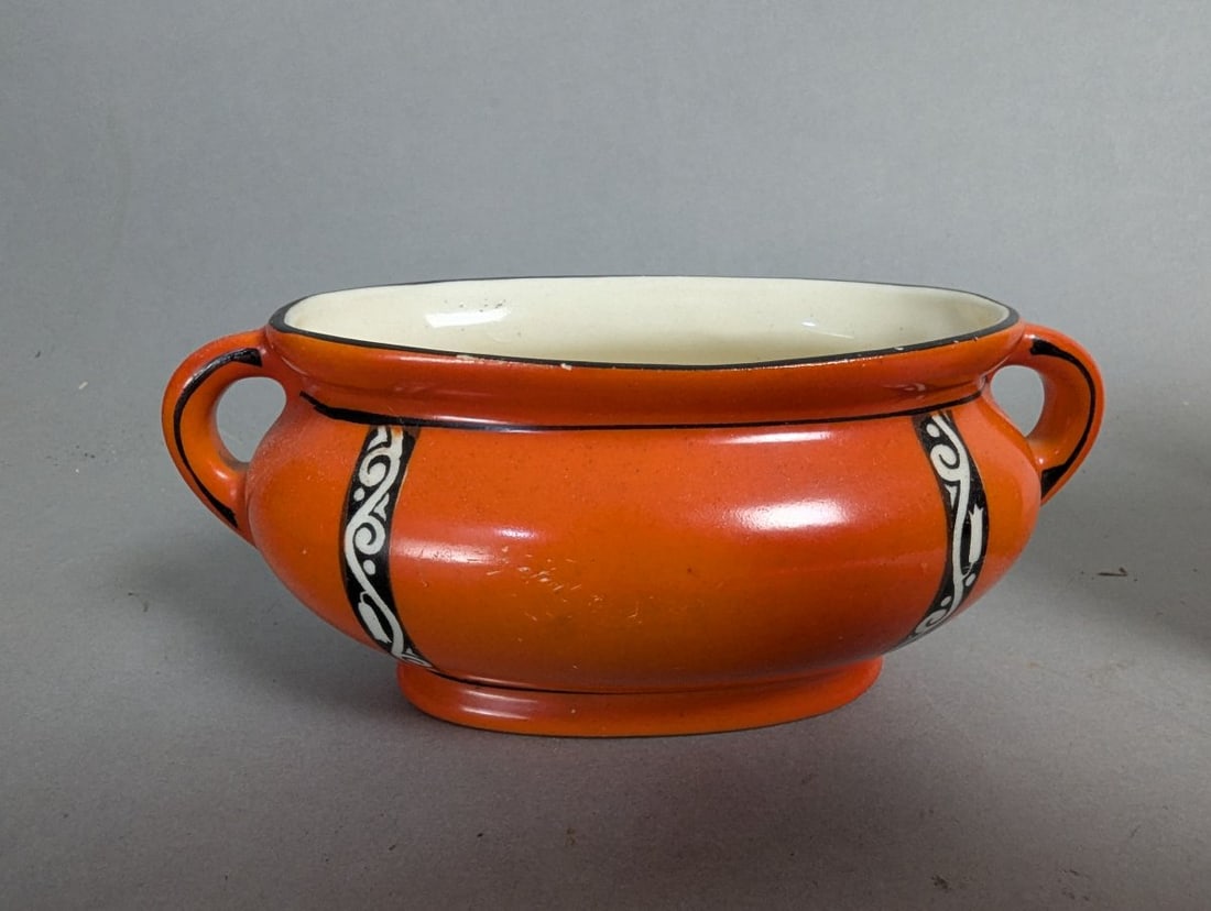 Lot of 7 Vintage Czech Art Pottery Hand Painted Collectibles - 6