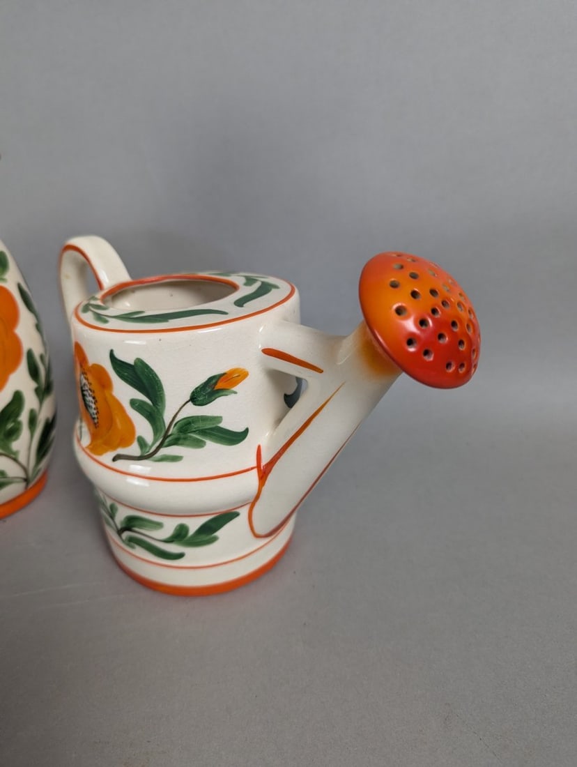 Vibrant Erphila Art Pottery Pitcher Floral Design Collectible - 5