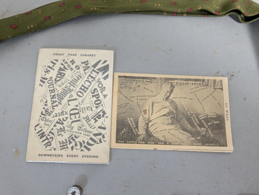 Rare International Bar Fly Memorabilia from Harry's New York Bar Paris - 4