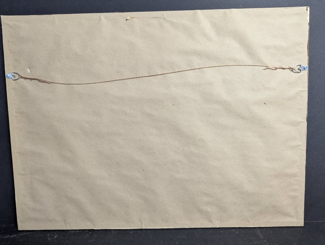 Stunning Yuhan Ito Watercolor of Japanese Temple Framed Artwork - 12