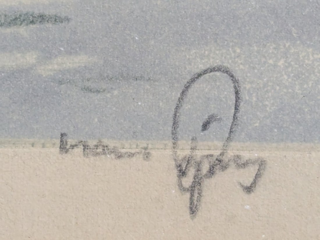 Hans Figura Etching Manhattan Docks Brooklyn Signed Art - 12