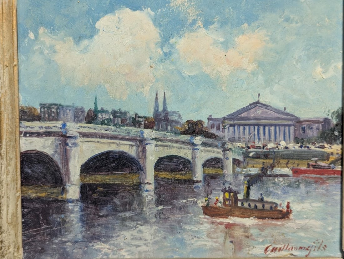 Impressionistic Painting of Pont de la Concorde by Guillaumefils - 2