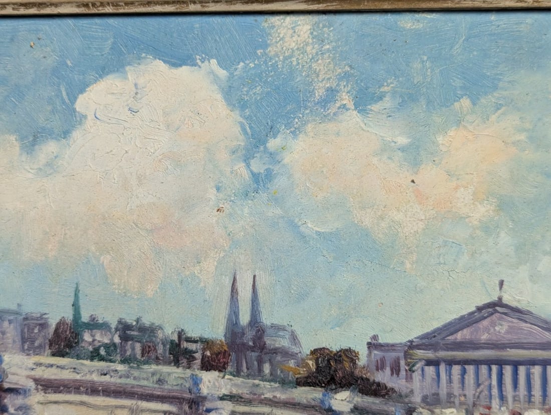 Impressionistic Painting of Pont de la Concorde by Guillaumefils - 4