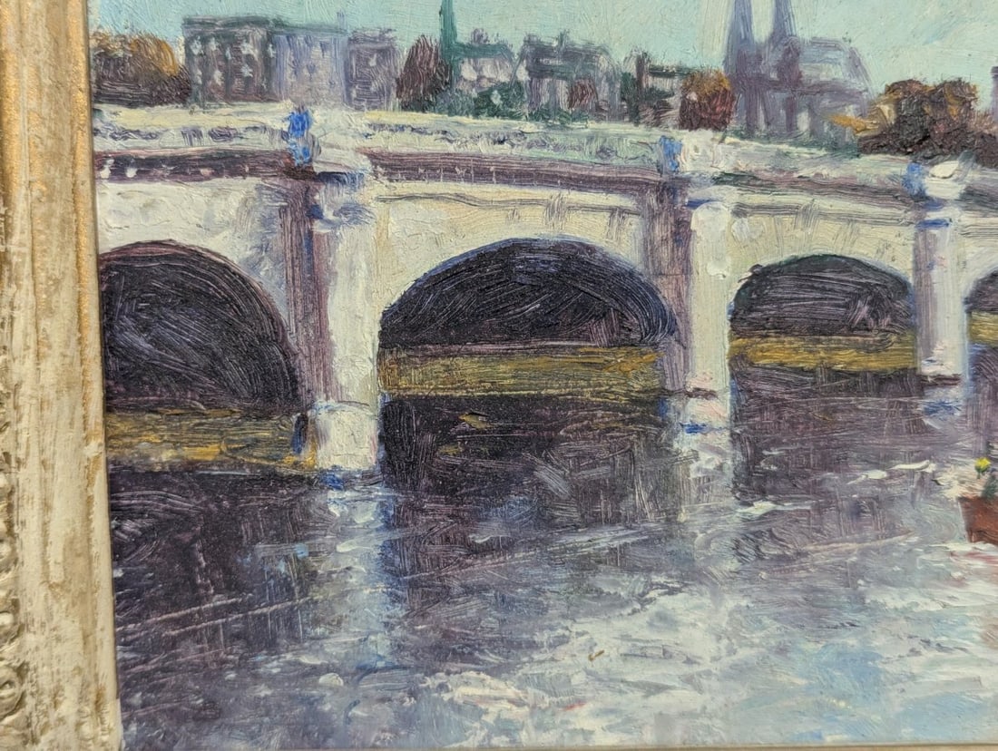 Impressionistic Painting of Pont de la Concorde by Guillaumefils - 6