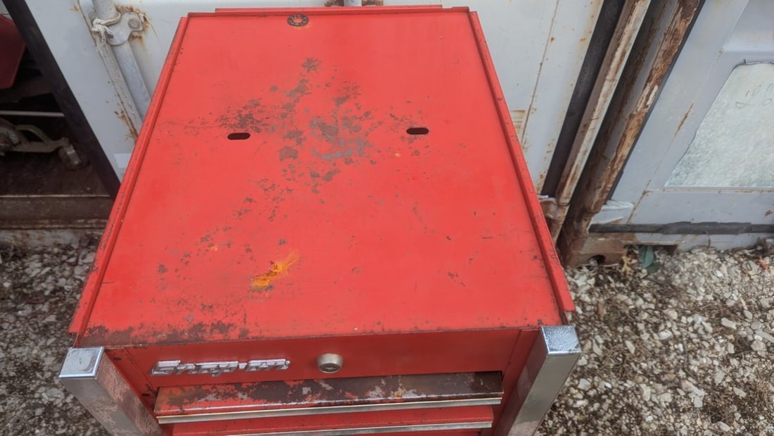 Vintage Snap-on KR-290 Tool Chest Red Cabinet with Keys - 2