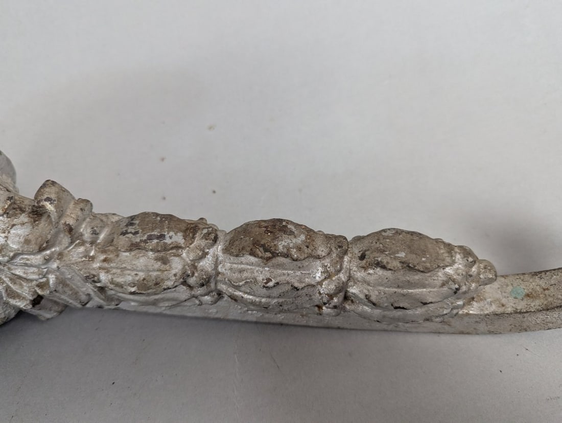 Antique Cast Iron Rams Head Unique Decorative Element - 3