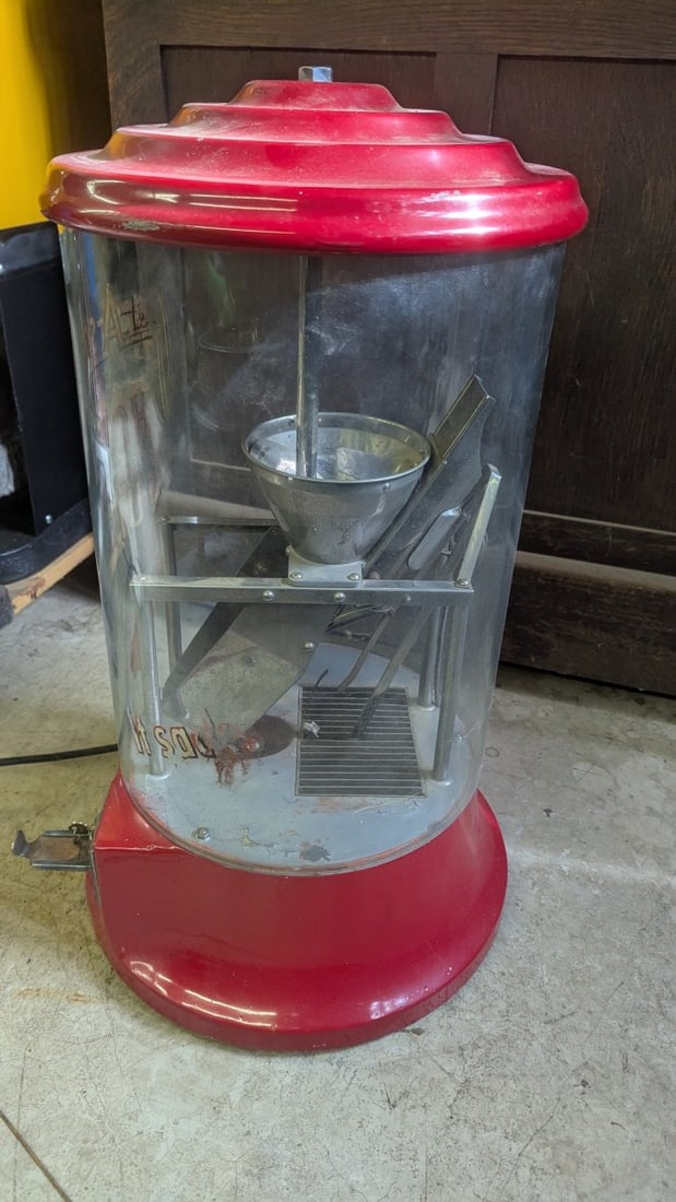 Vintage Mar-A-Sac Hot Nuts Dispenser Retro Snack Machine - 4