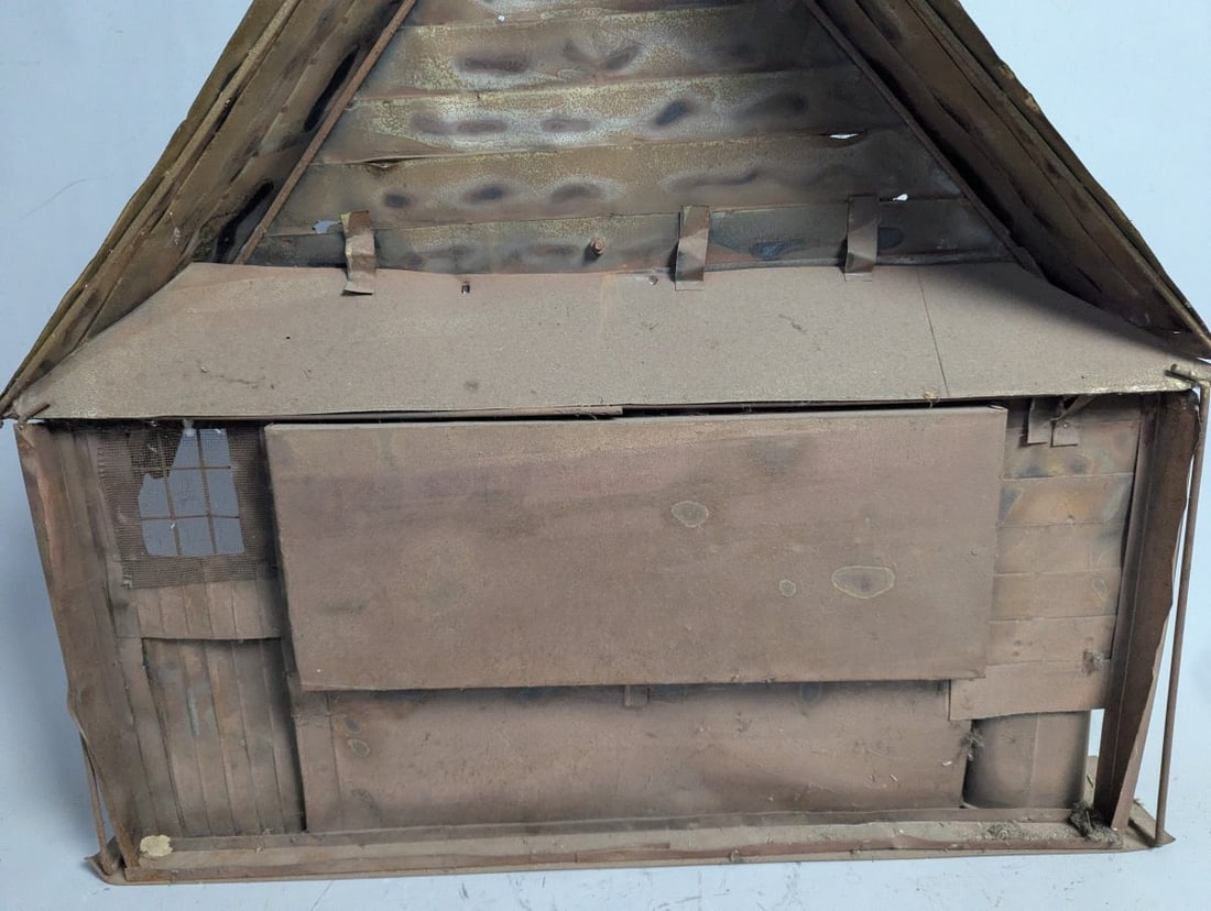 Bill Roy Brutalist Metal Sculpture of Historic Old Sautee Store - 8