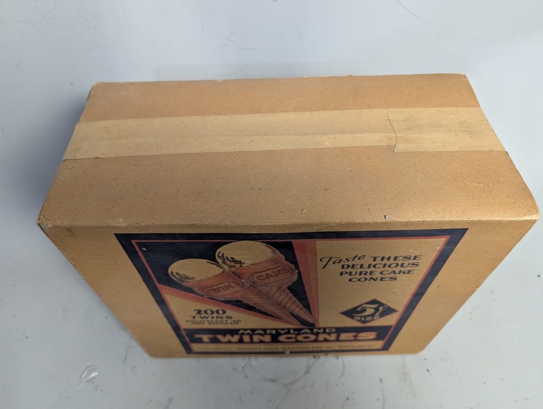 Vintage Maryland Twin Cones Box Sealed Collector's Item - 2