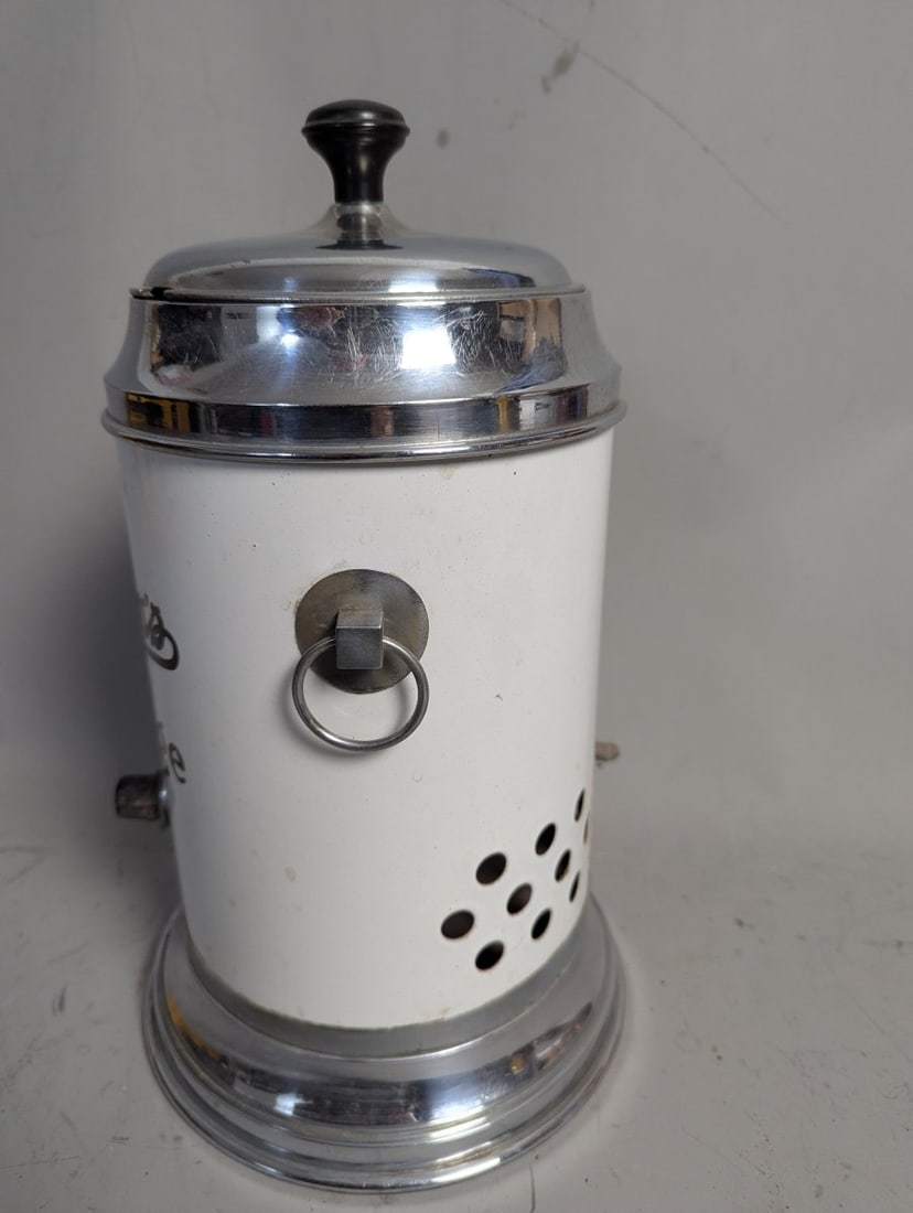 Vintage Johnston's Hot Fudge Warmer Collectible Soda Fountain Item - 3