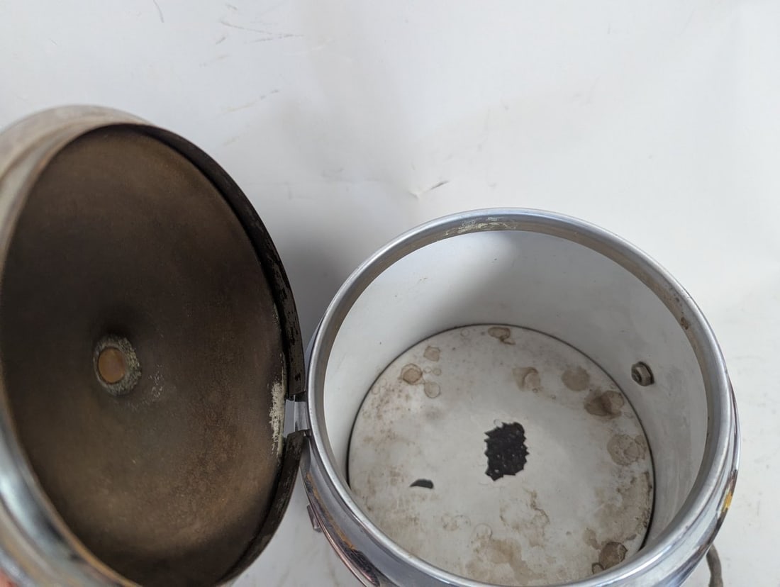 Vintage Johnston's Hot Fudge Warmer Collectible Soda Fountain Item - 5