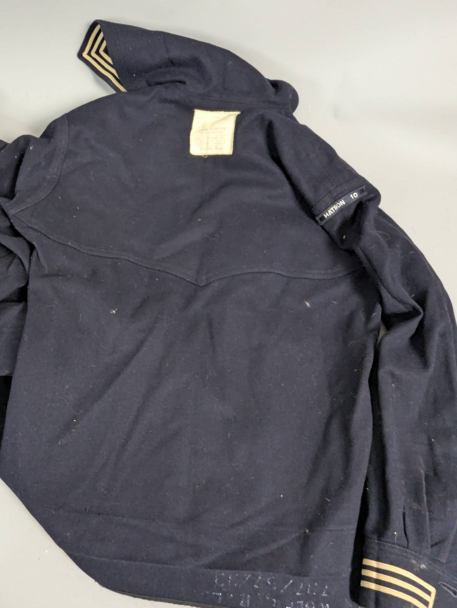 World War 2 US Navy Uniform Tops with Rank Insignias - 11