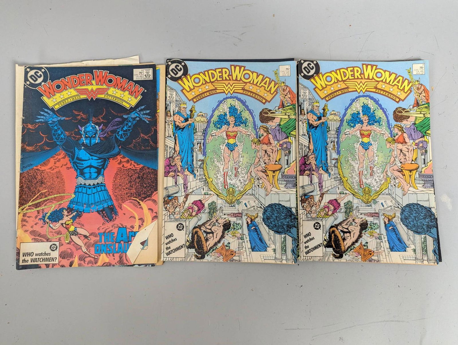 18 1980s Wonder Woman and Warlord Comic Books - 3