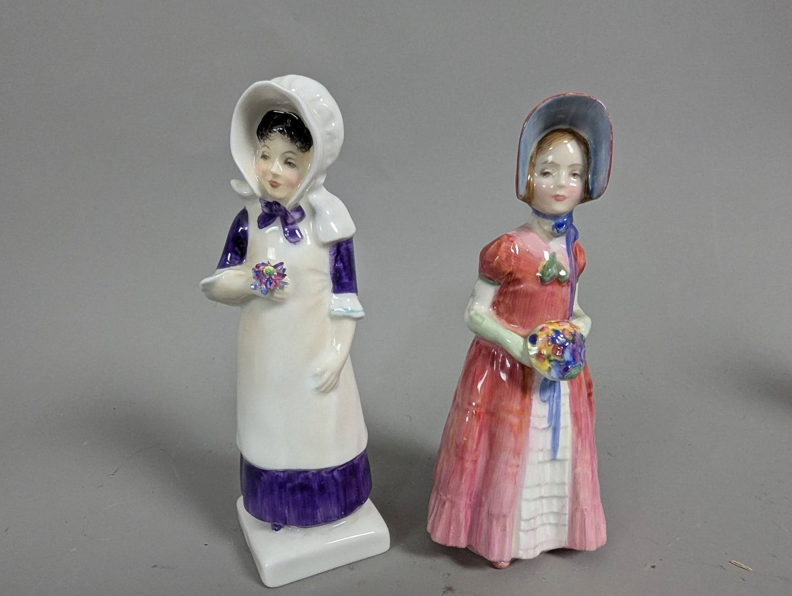 Royal Doulton Porcelain Figurines Depicting Various Characters - 6