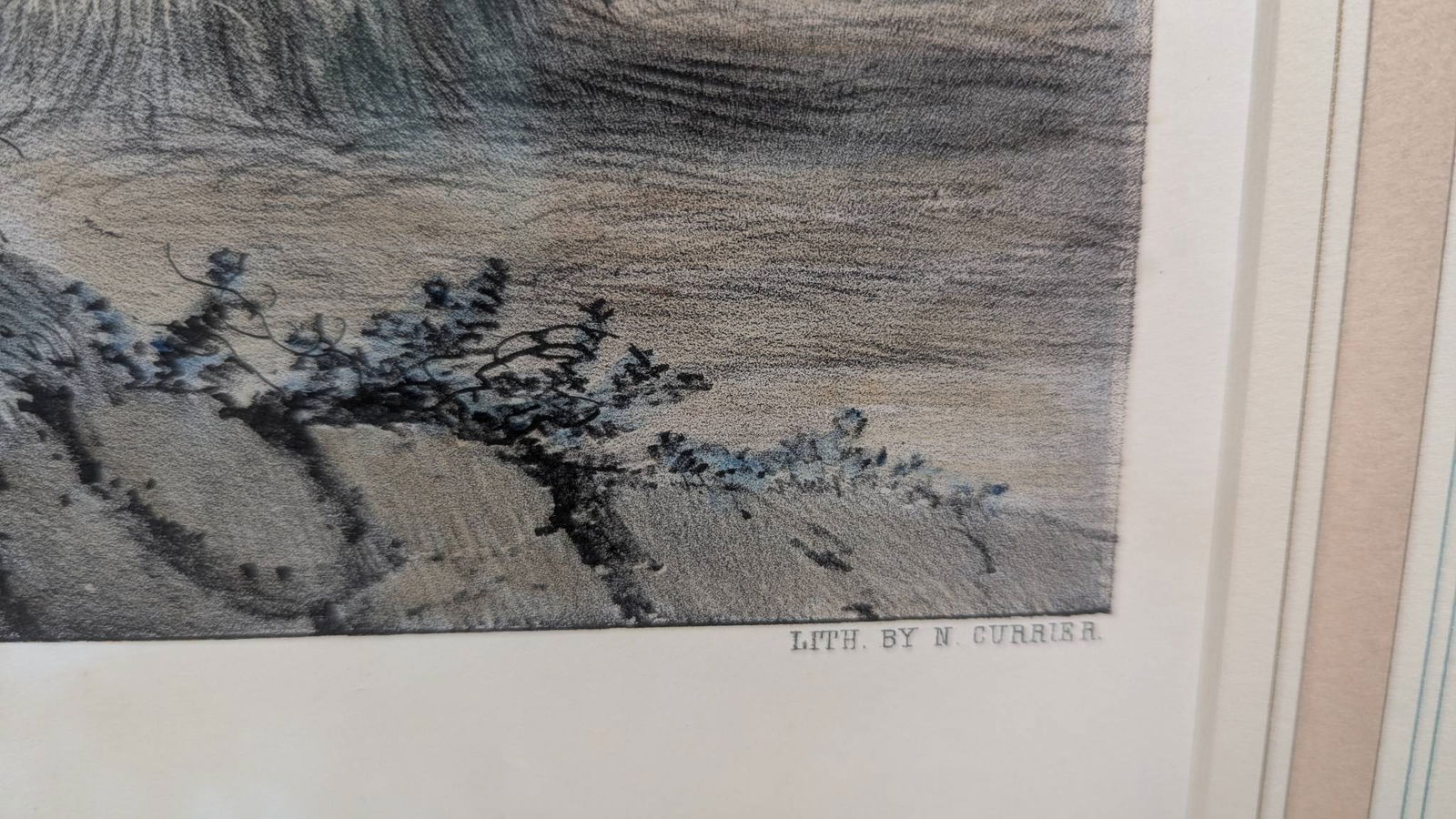 American Country Life Pastoral Evening Hand-Colored Lithograph by Currie - 10