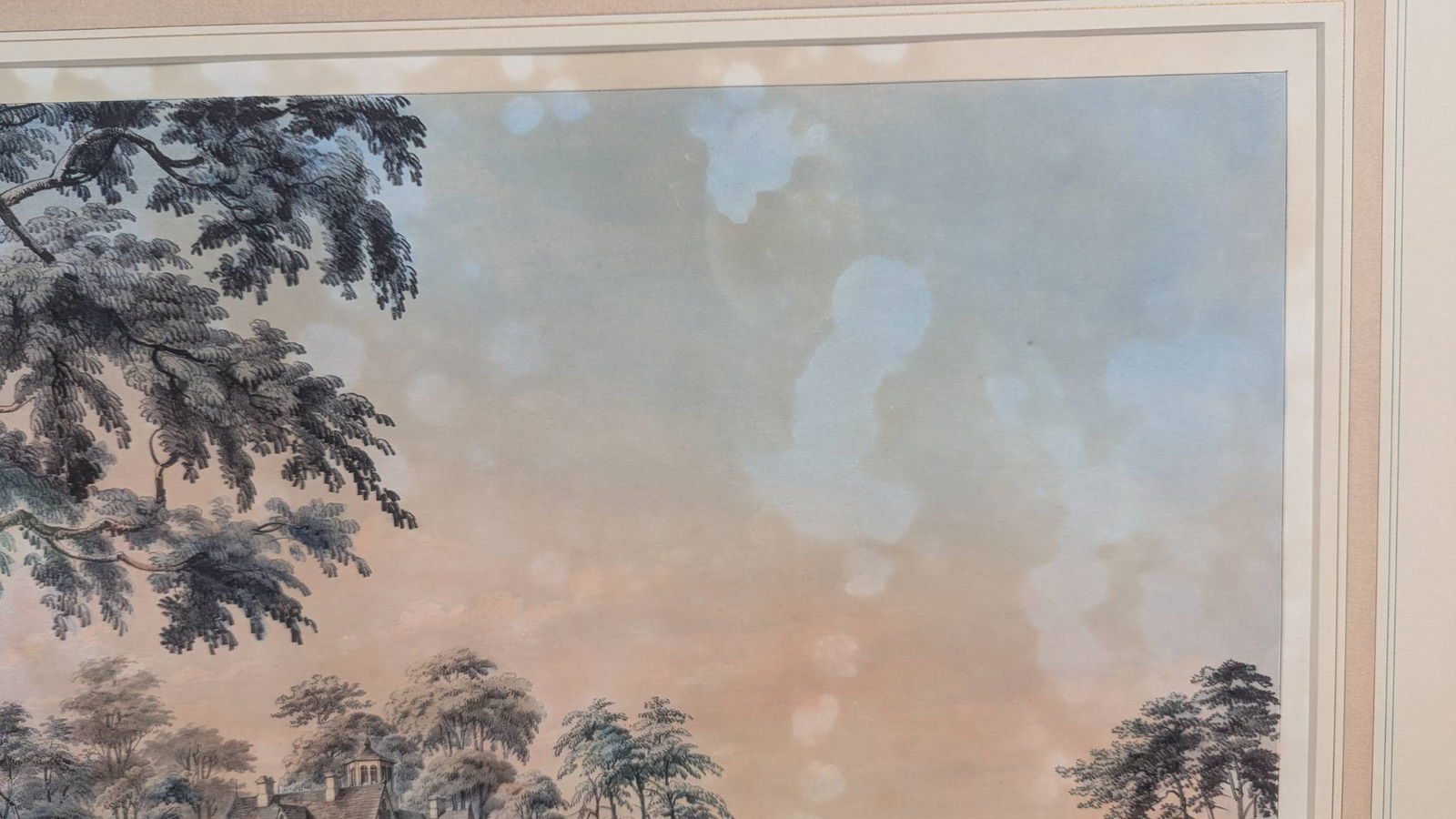 American Country Life Pastoral Evening Hand-Colored Lithograph by Currie - 4