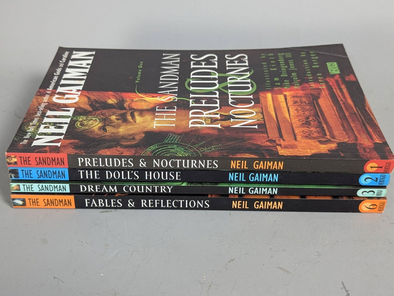 Four The Sandman Graphic Novels by Neil Gaiman - 6