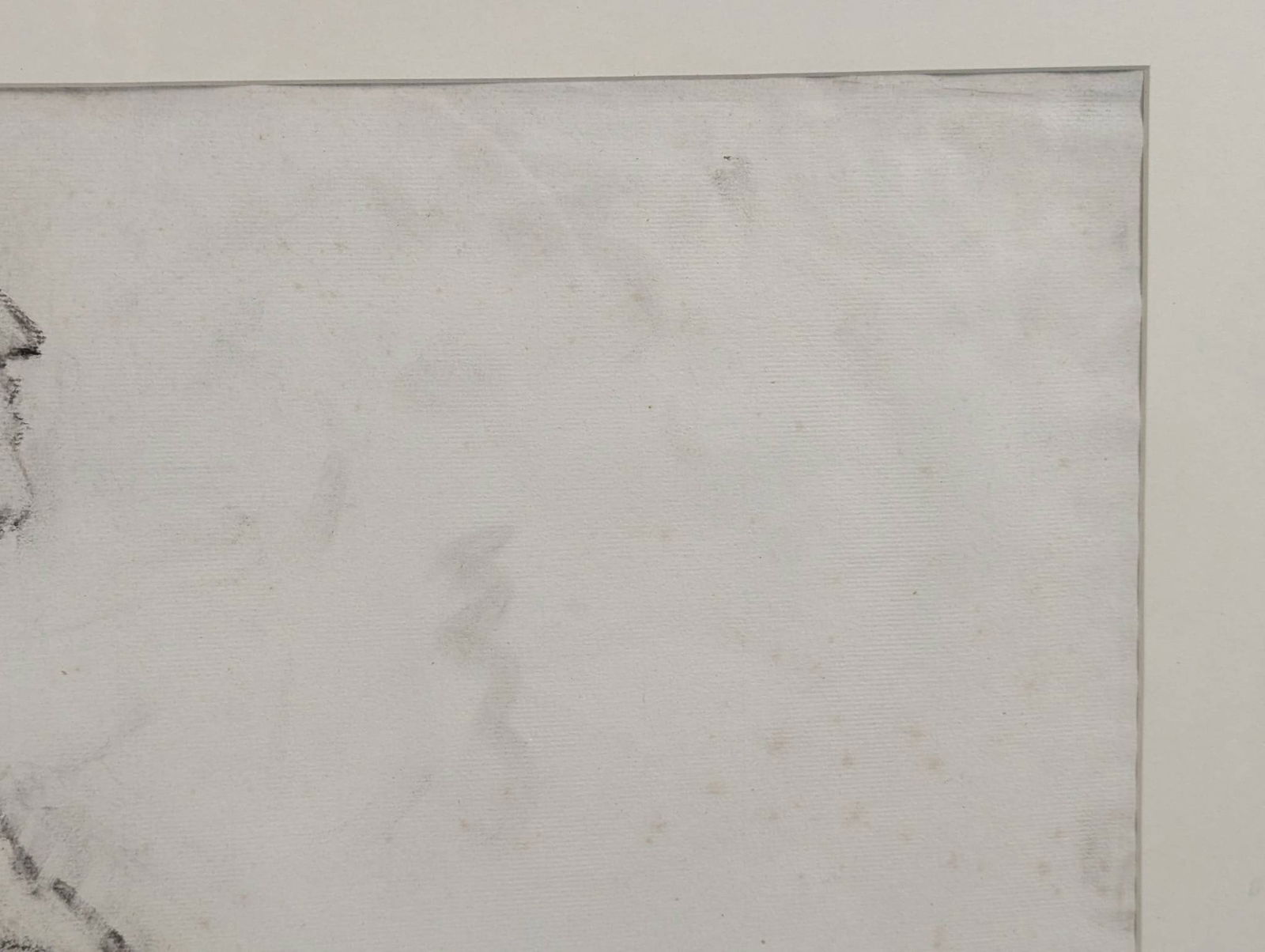 Charcoal on Paper by Thomas Pollock Anshutz Depicting a Crouching Male Figure - 5