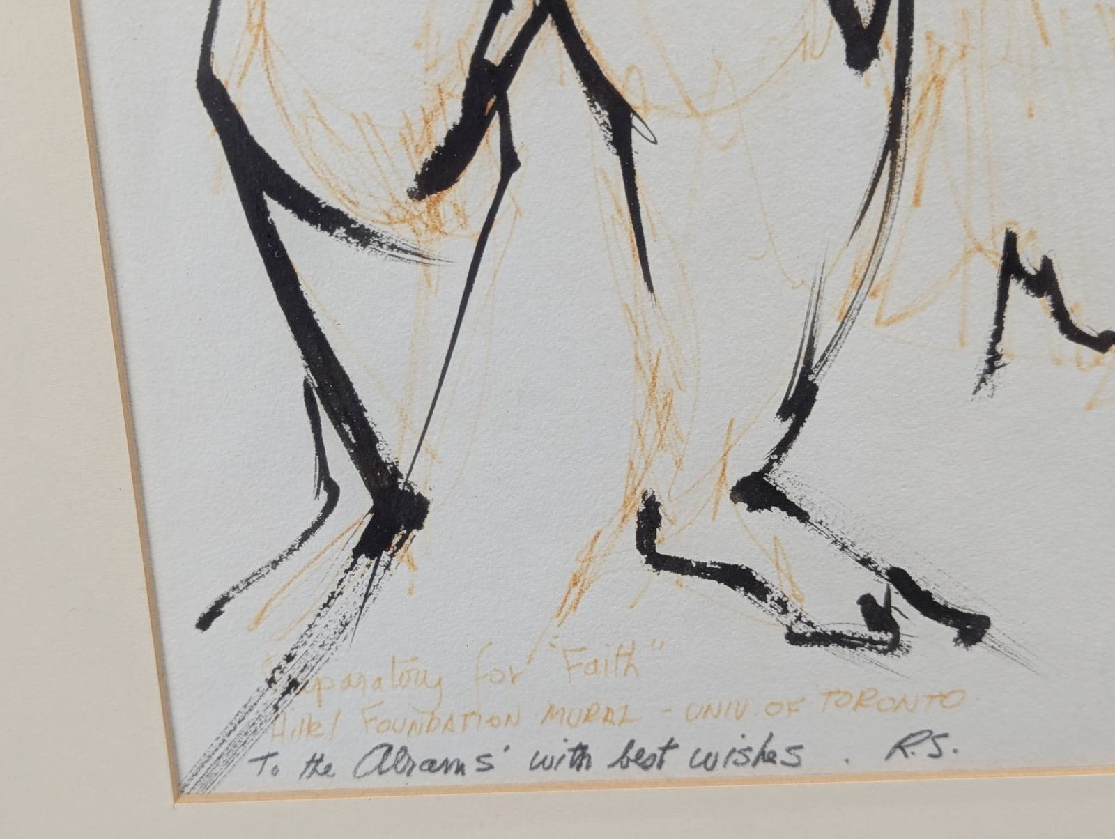 Abstract Ink Drawing by Willem de Kooning - 7