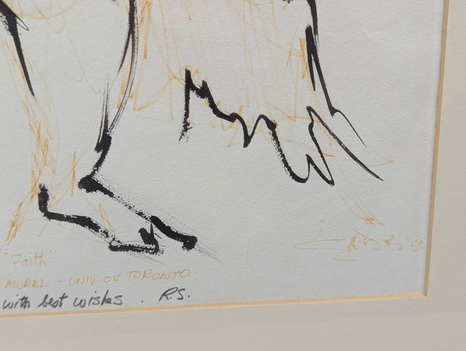 Abstract Ink Drawing by Willem de Kooning - 8