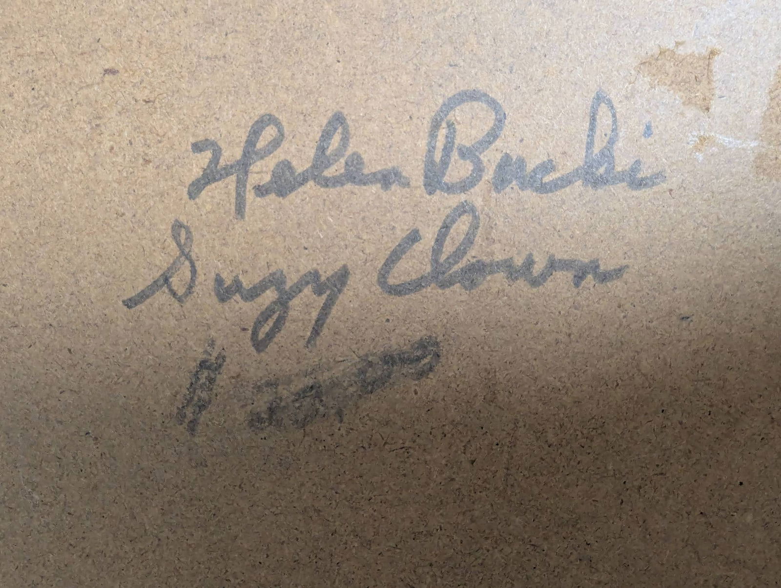 Painting of Suzy Clown by Helen Bucki in Rustic Frame - 10