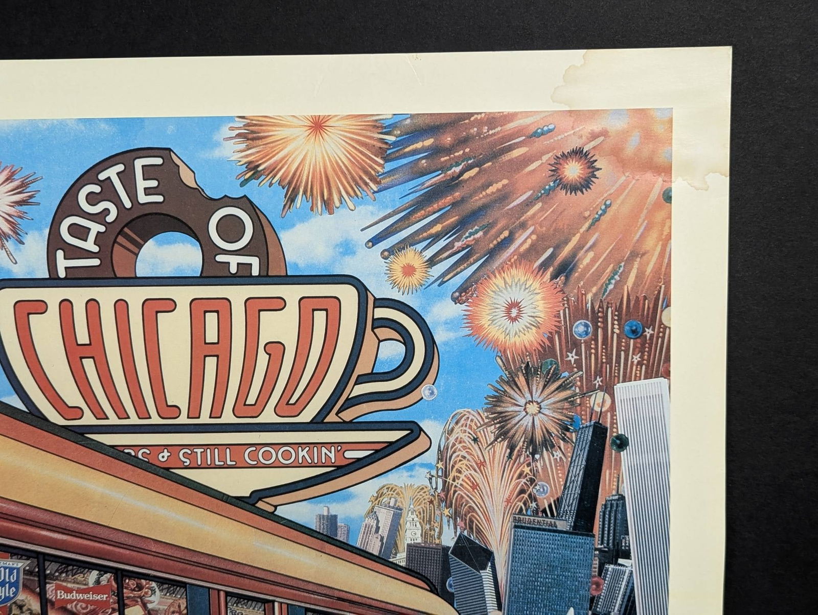 Taste of Chicago 1987 Poster Celebrating 150 Years - 4