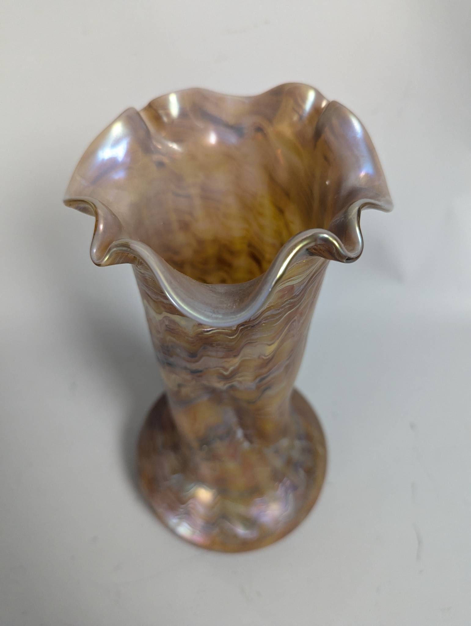 Bohemian Iridescent Art Glass Vase Attributed to Josef Rindskopf - 2