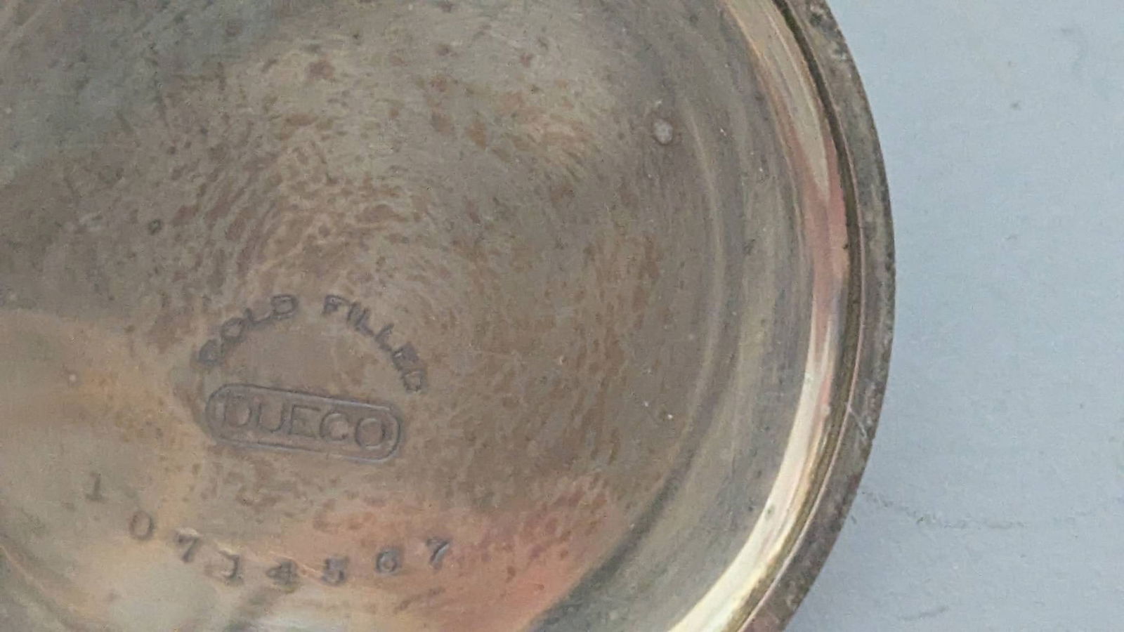 Elgin Gold Filled Pocket Watch with Blue Numerals and Open-Face Design - 5