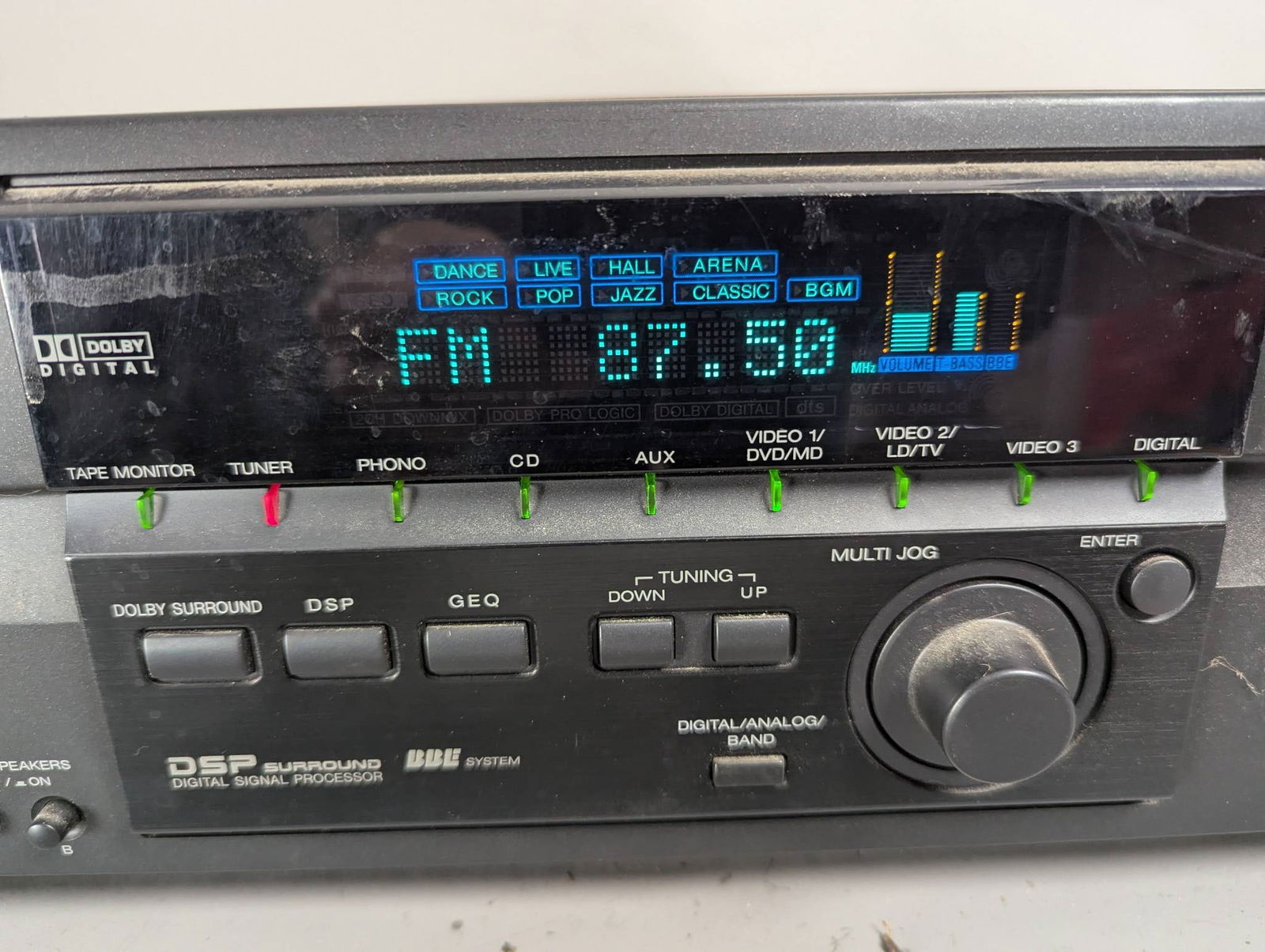 Aiwa AV DV75U Stereo AV Receiver with Dolby Digital - 3