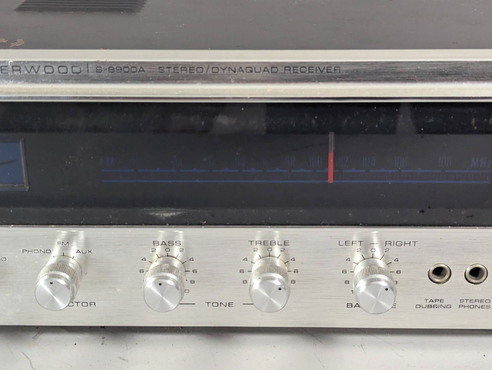 Sherwood S-8900A Stereo Dynaquad Receiver for Parts or Repair - 3