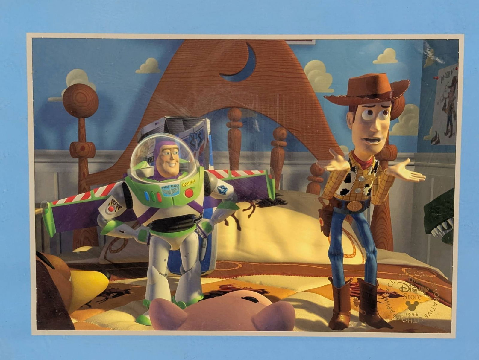 Framed 1996 Disney Store Exclusive Toy Story Commemorative Lithograph - 2