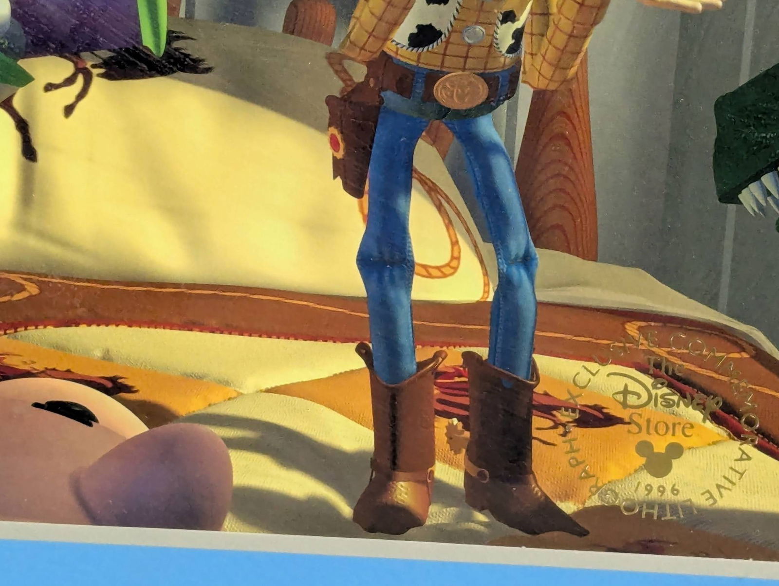 Framed 1996 Disney Store Exclusive Toy Story Commemorative Lithograph - 6