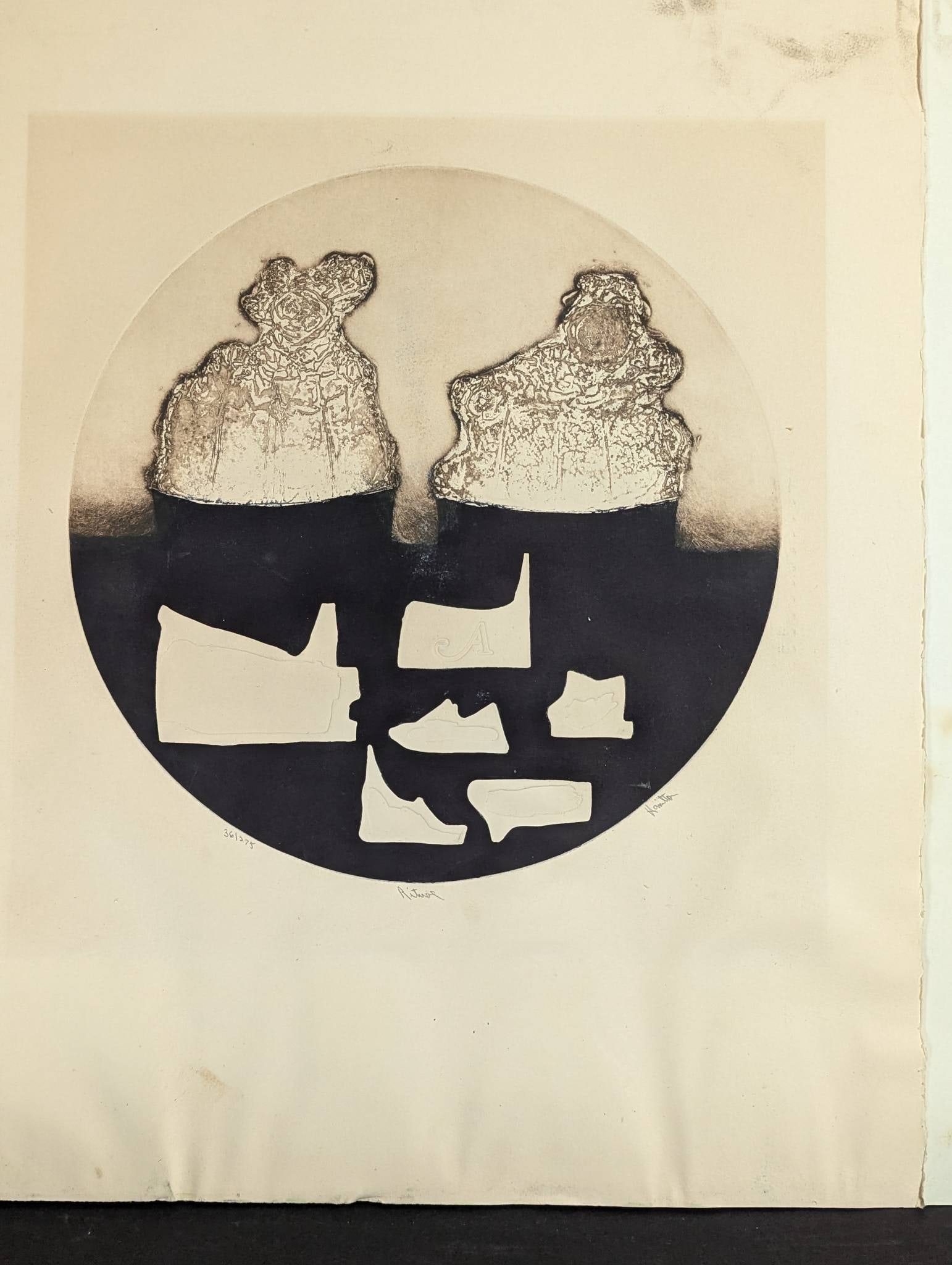 Limited Edition Lithograph Ritual by Hamilton - 2