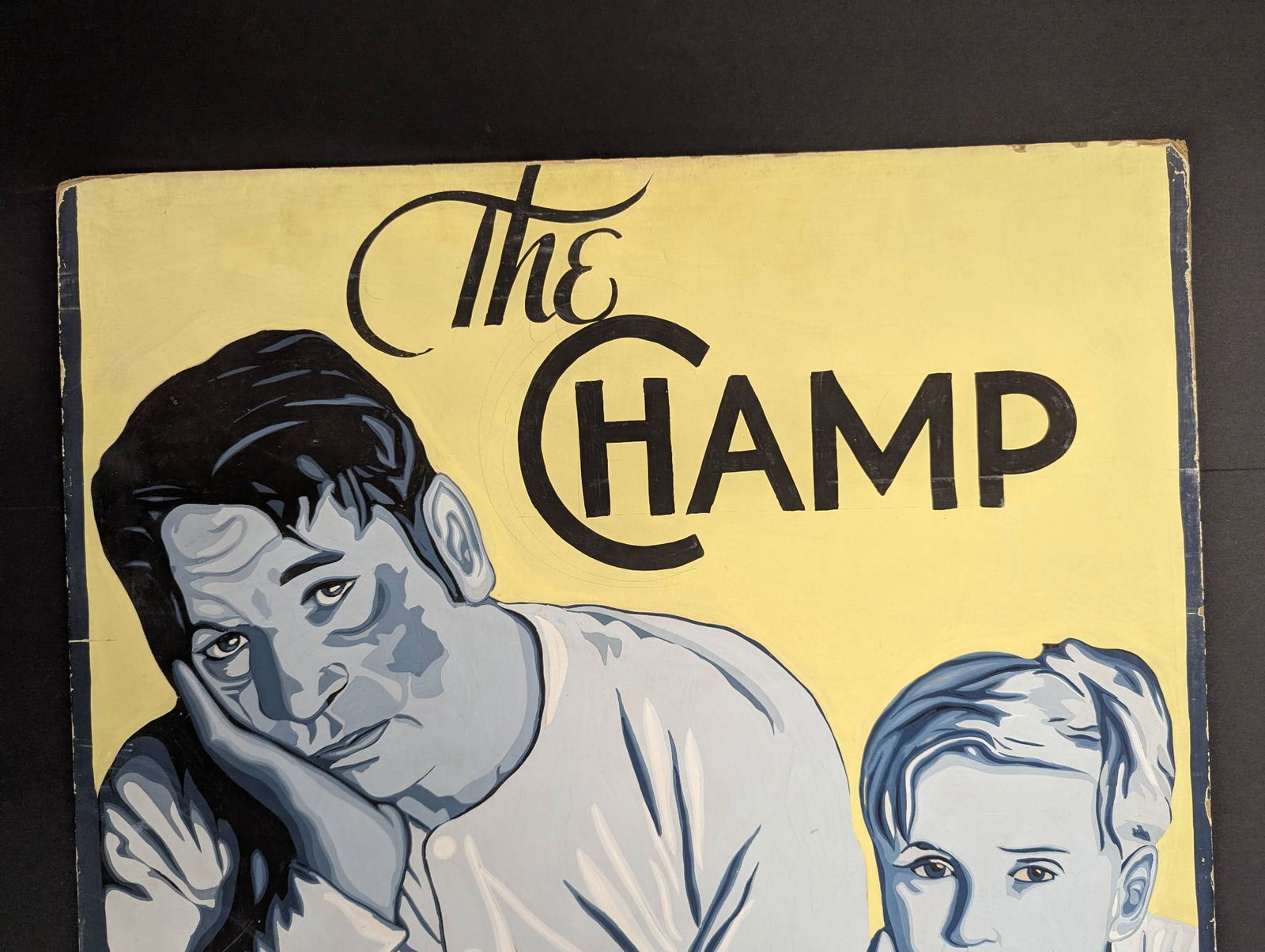 Painting Depicting Vintage Movie Poster for The Champ 1931 - 2