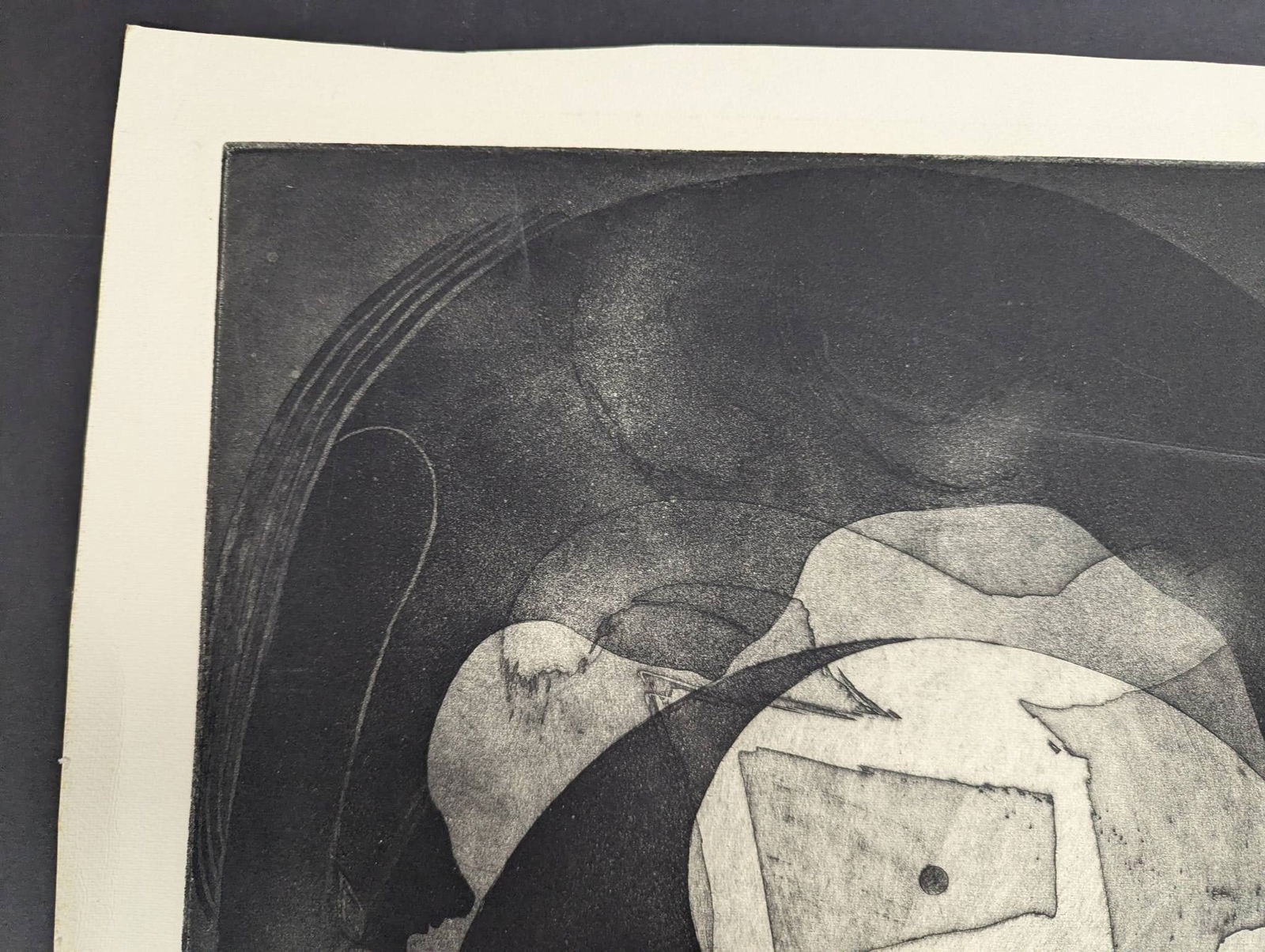 Etching Titled Flowing by Judith Anderson Dated 1978 - 2