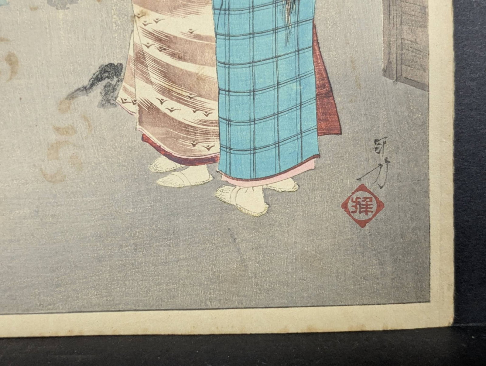 Japanese Woodblock Print Street Girls - Sanju Rokkasen by Mizuno Toshikata - 7