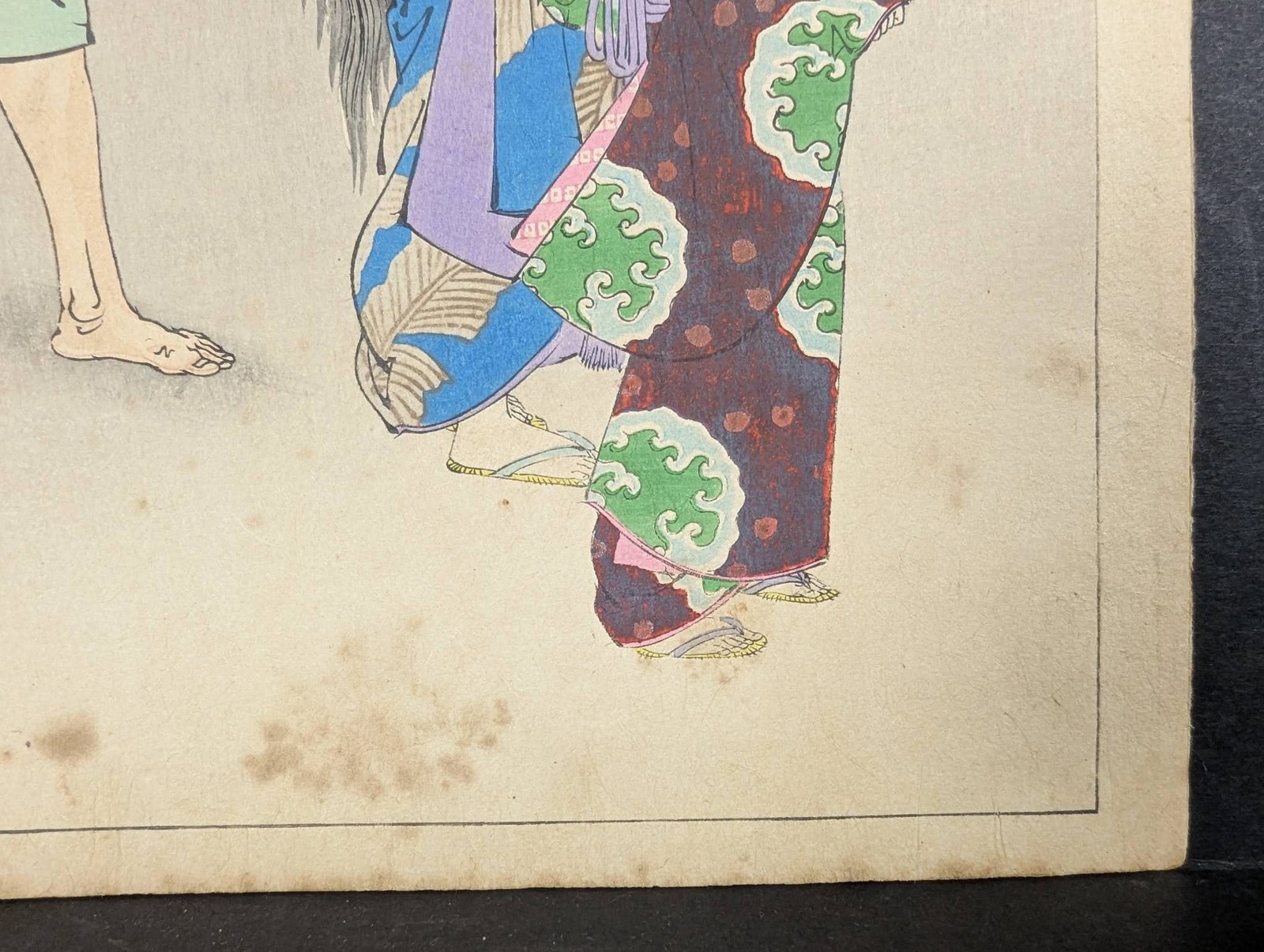 Mizuno Toshikata Japanese Woodblock Print Freshly Washed Hair - 7