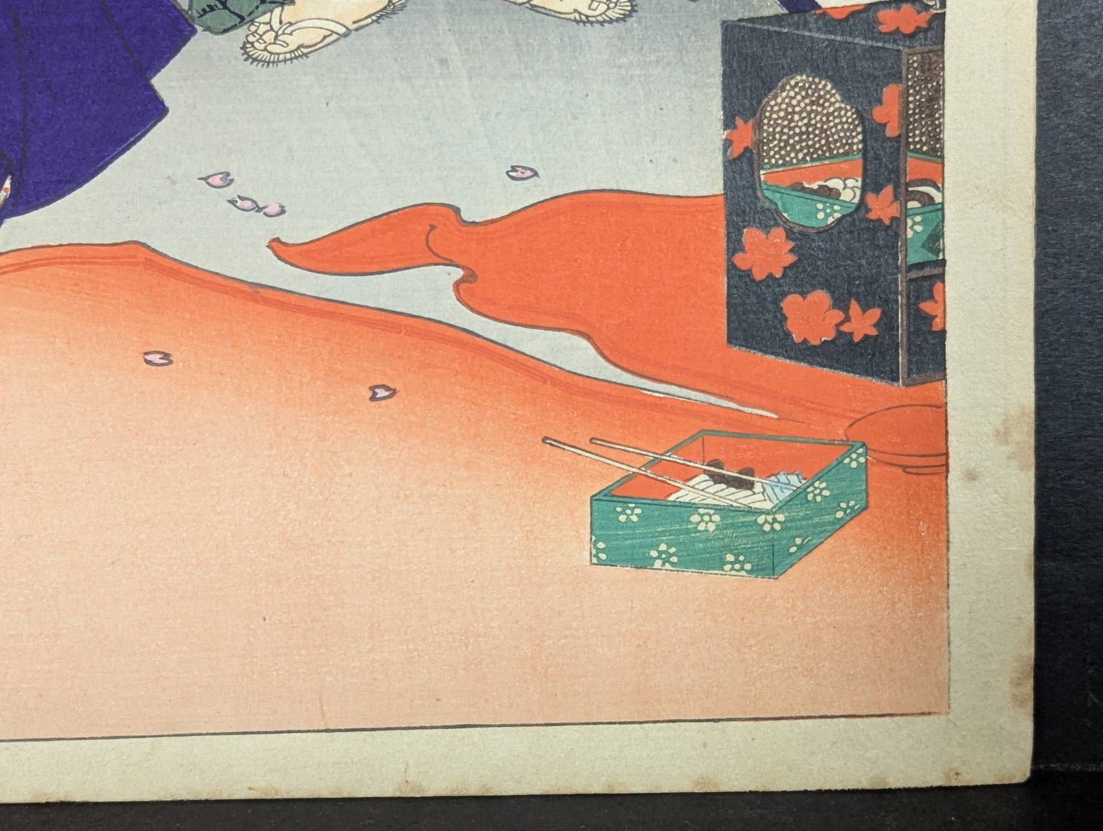 Handpuppet Made from a Bucket Woman of the Enpo Era Japanese Woodblock Print - 7