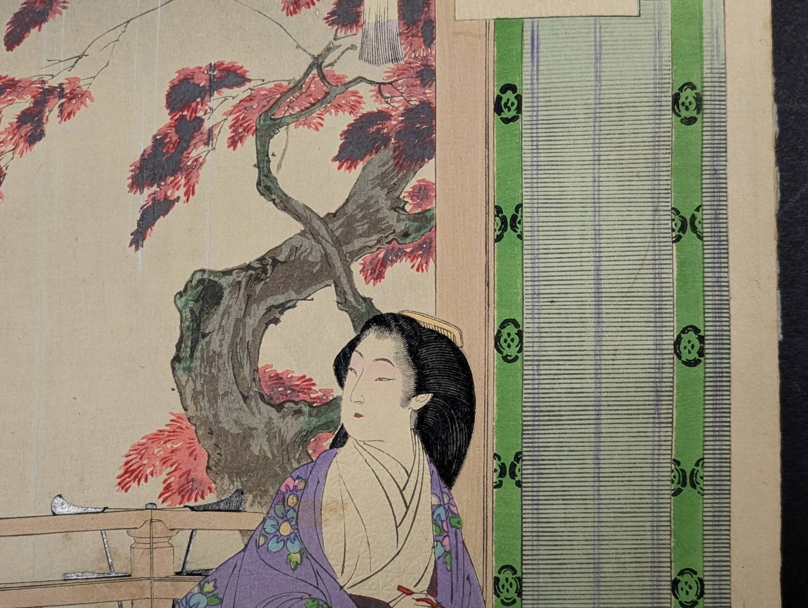 Japanese Woodblock Print Sanjuroku-Kasen by Mizuno Toshikata - 5