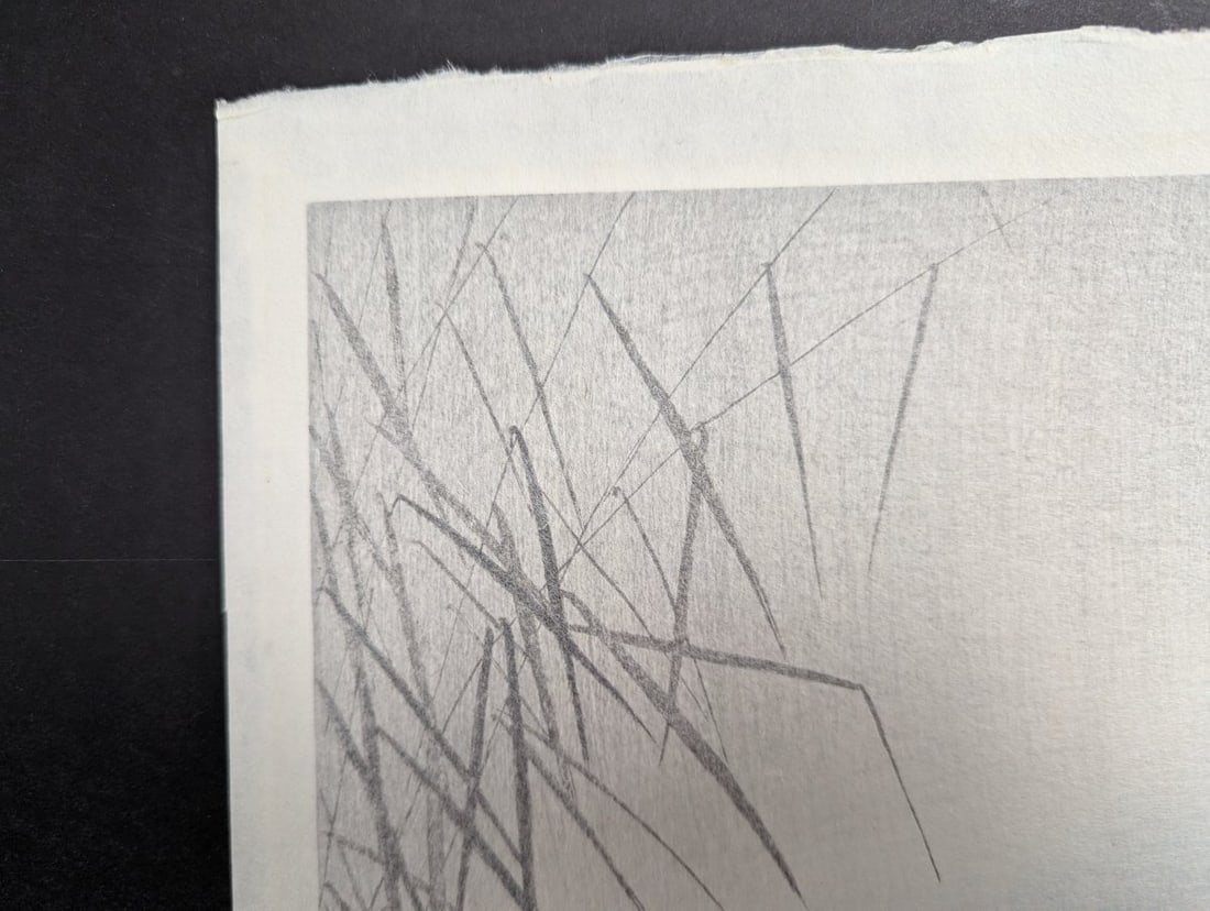 Komori Soseki 'Two Mallard Ducks' Japanese Woodblock Print - 2