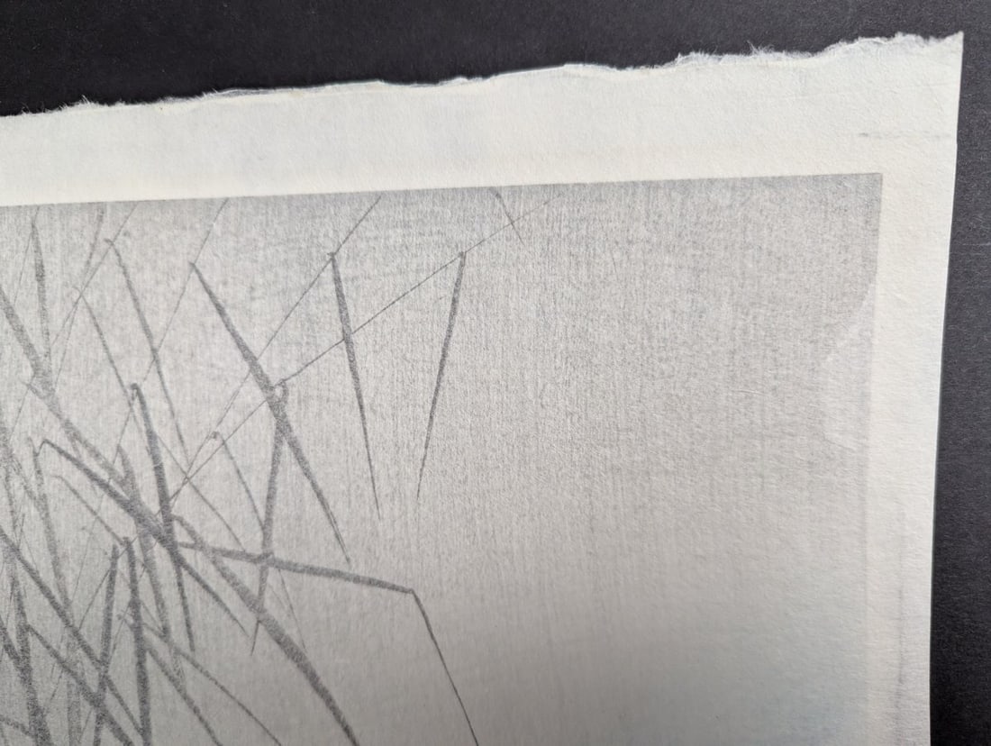 Komori Soseki 'Two Mallard Ducks' Japanese Woodblock Print - 3