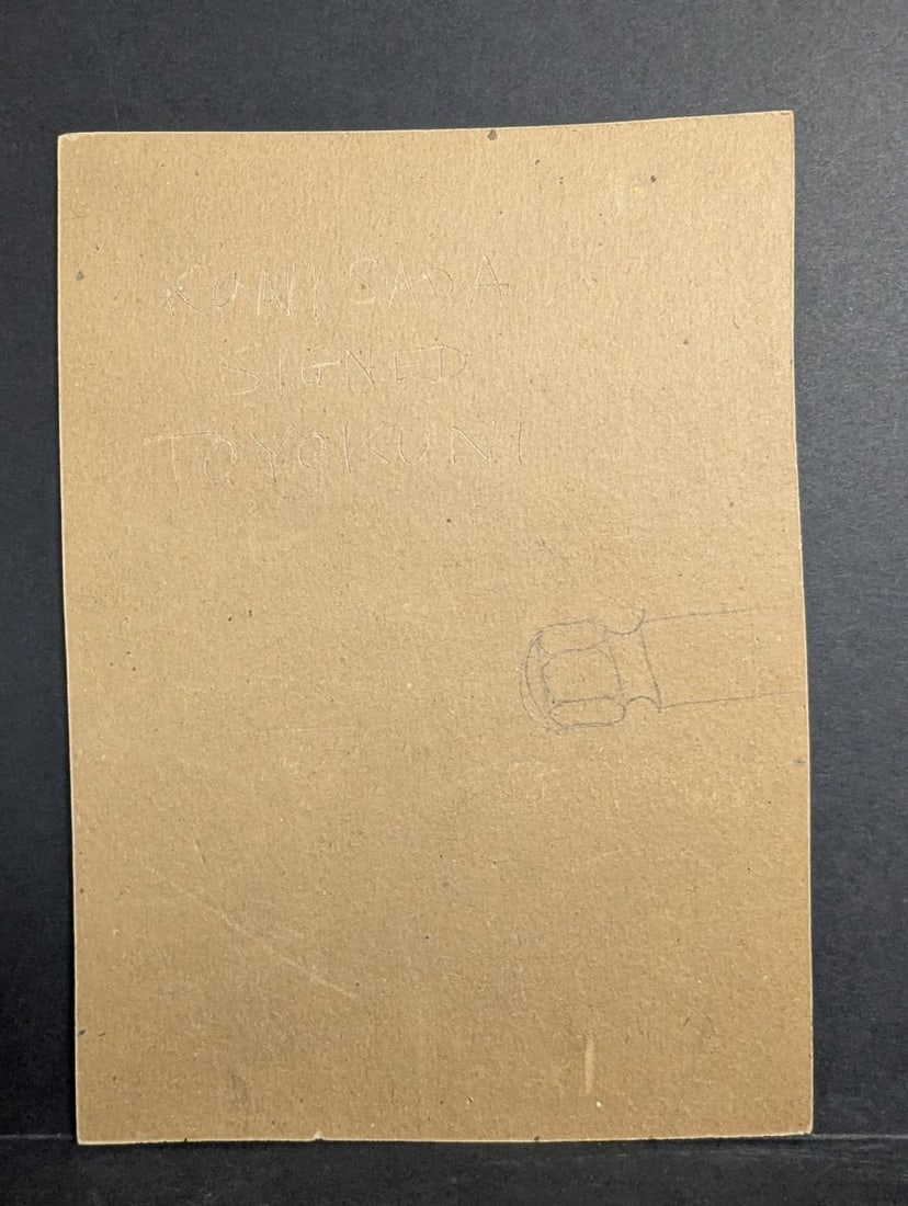 Original 19th Century Japanese Woodblock Print by Utagawa Kunisada - 8