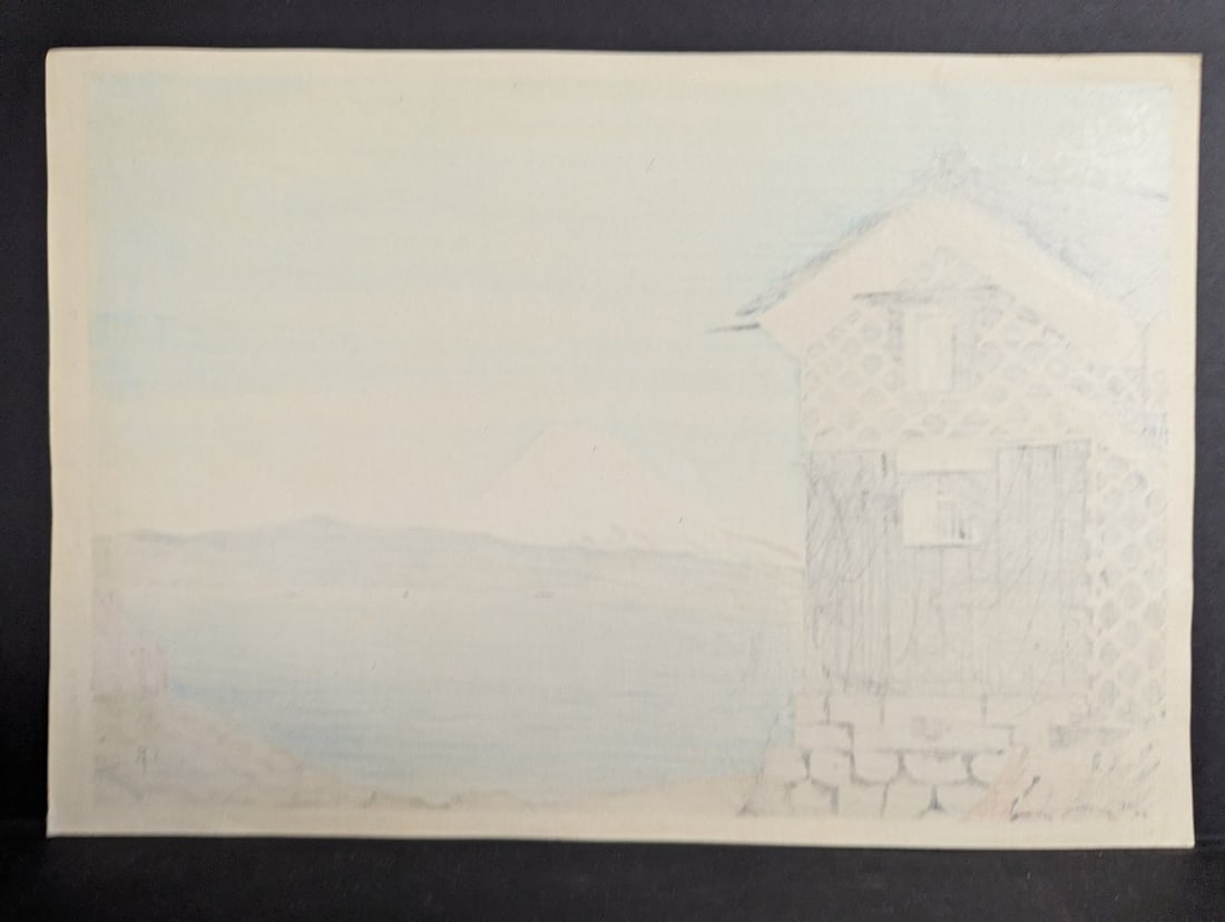 TomikichirÅ Tokuriki Japanese Woodblock Print Sea at Izu - 11